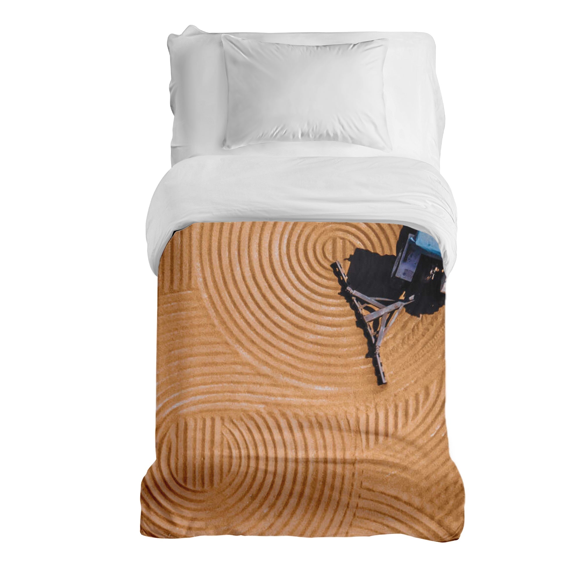 Couverture thérapeutique originale - Housse en coton Cercles dans le champ
