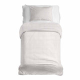 Therapy Blanket Bedding Set Light Checkered