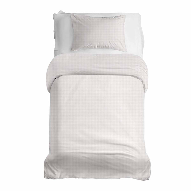 Therapy Blanket Bedding Set Light Checkered
