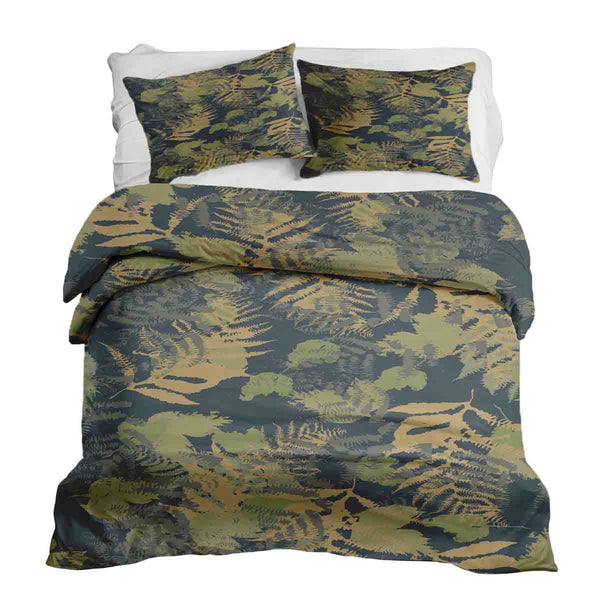 Set de ropa de cama con manta terapéutica bosque