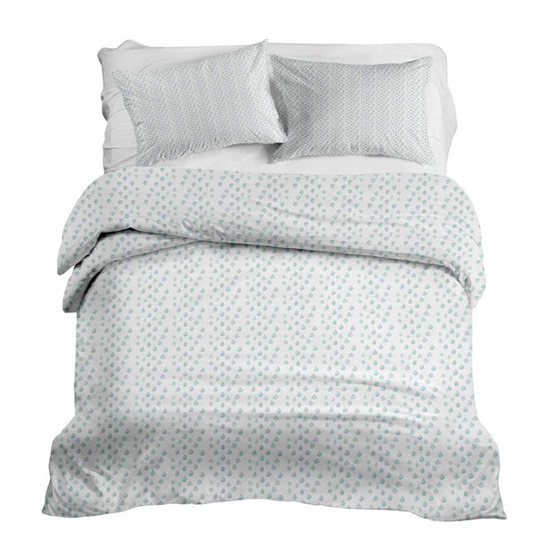 Therapiedekens beddengoedset met blauwe druppels