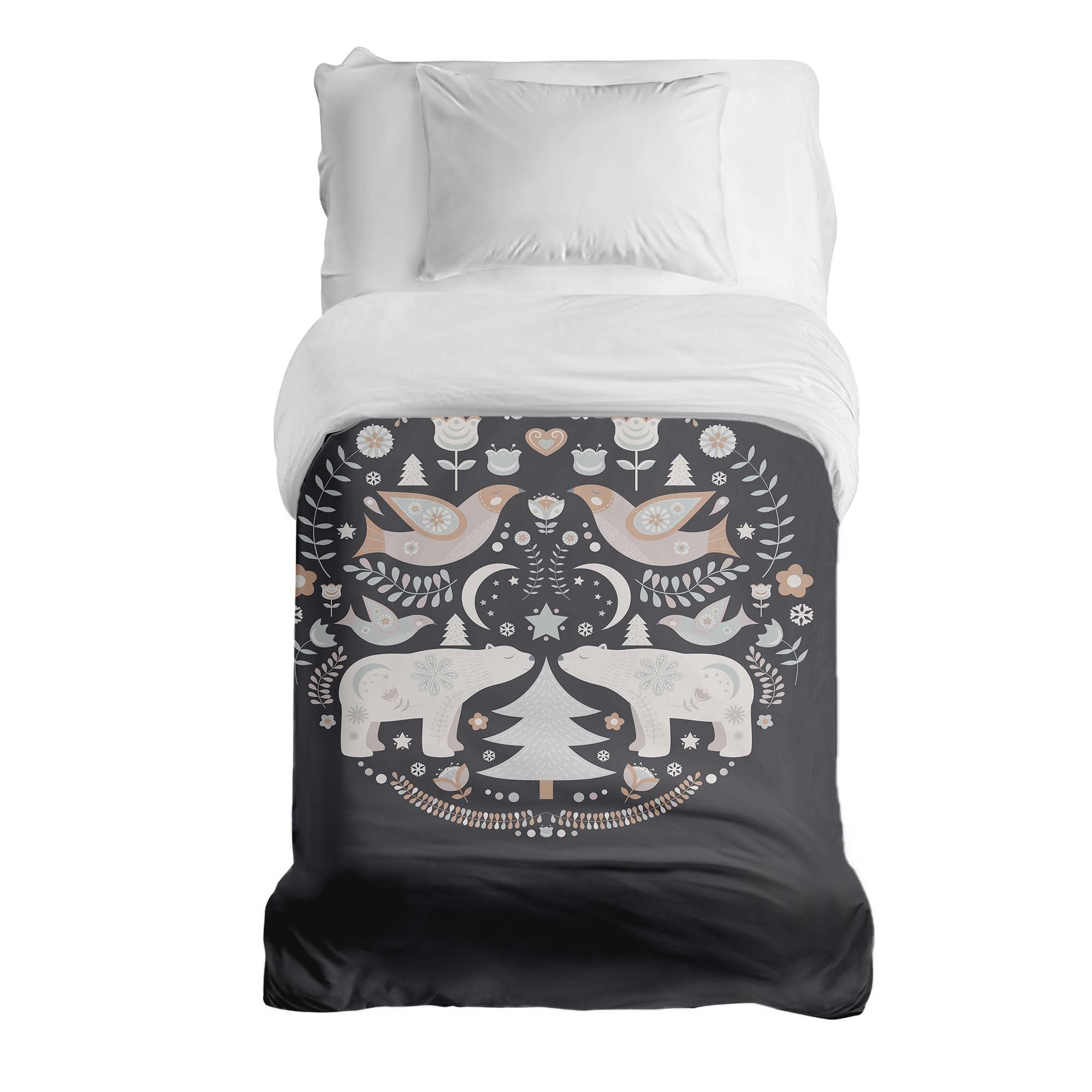 Original therapy blanket - cotton cover Christmas in Moscow