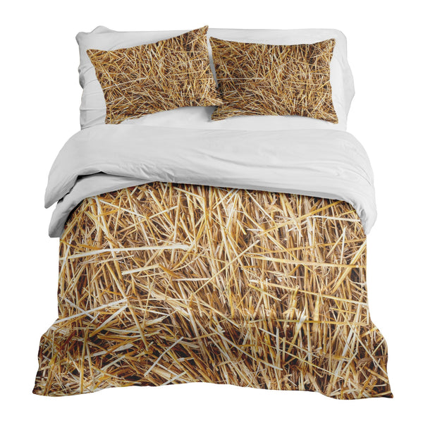 Set di biancheria da letto con coperta terapeutica e fieno