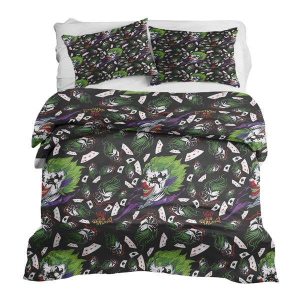Therapy blanket and bedding set, colorful joker.