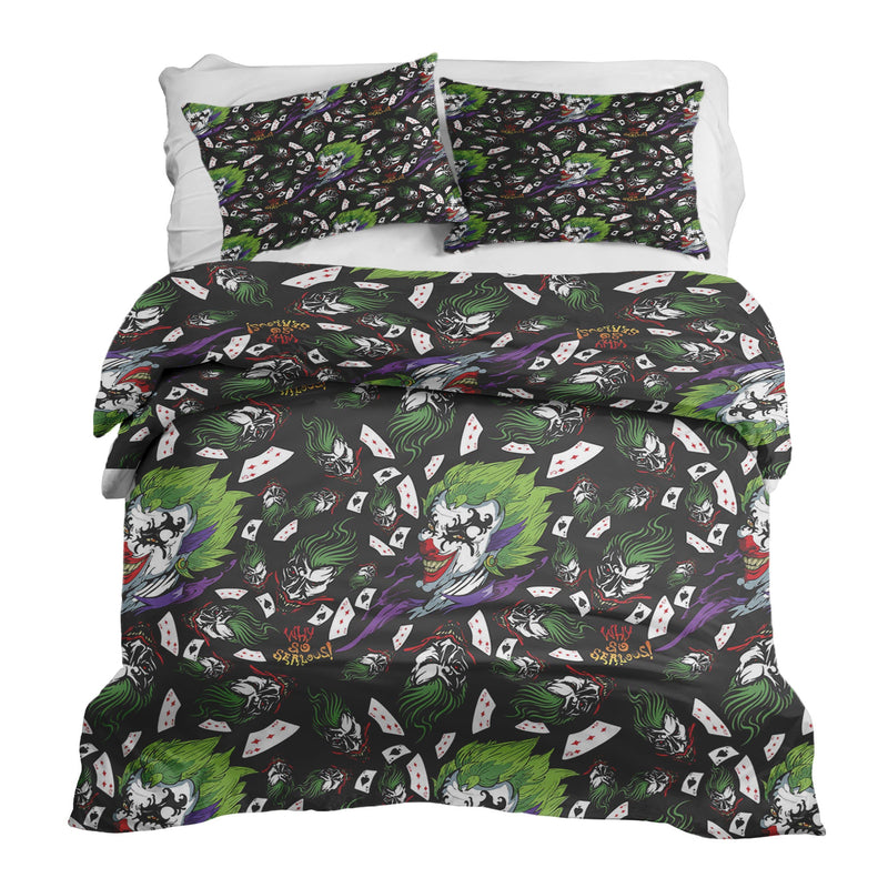 Therapy blanket and bedding set, colorful joker.