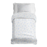 Juego de ropa de cama con manta terapéutica Copos de nieve