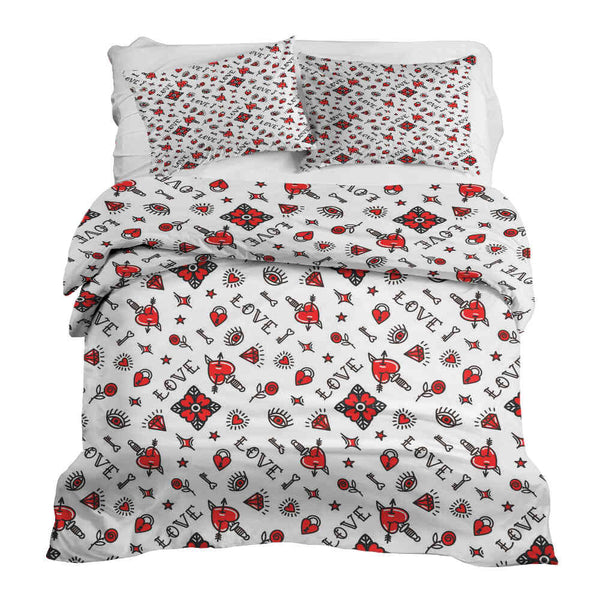 Therapy blanket bedding set mixed love