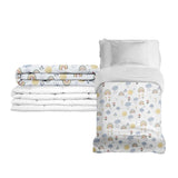 Original Therapy Blanket - Rainbow Weighted Blanket with Cotton Cover for Children
