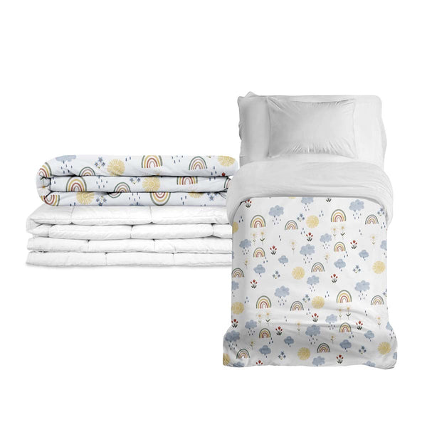 Original Therapy Blanket - Rainbow Weighted Blanket with Cotton Cover for Children
