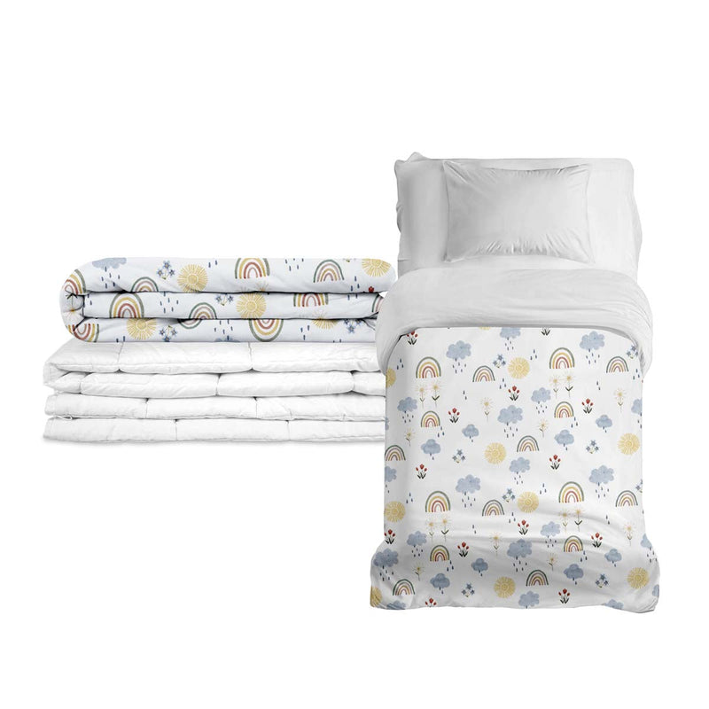 Original Therapy Blanket - Rainbow Weighted Blanket with Cotton Cover for Children