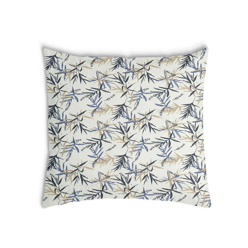 Health Pillow Leaf Pattern Beige