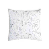 Cuscino salute volto donna boho