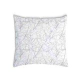 Health pillow white with delicate grey branches
