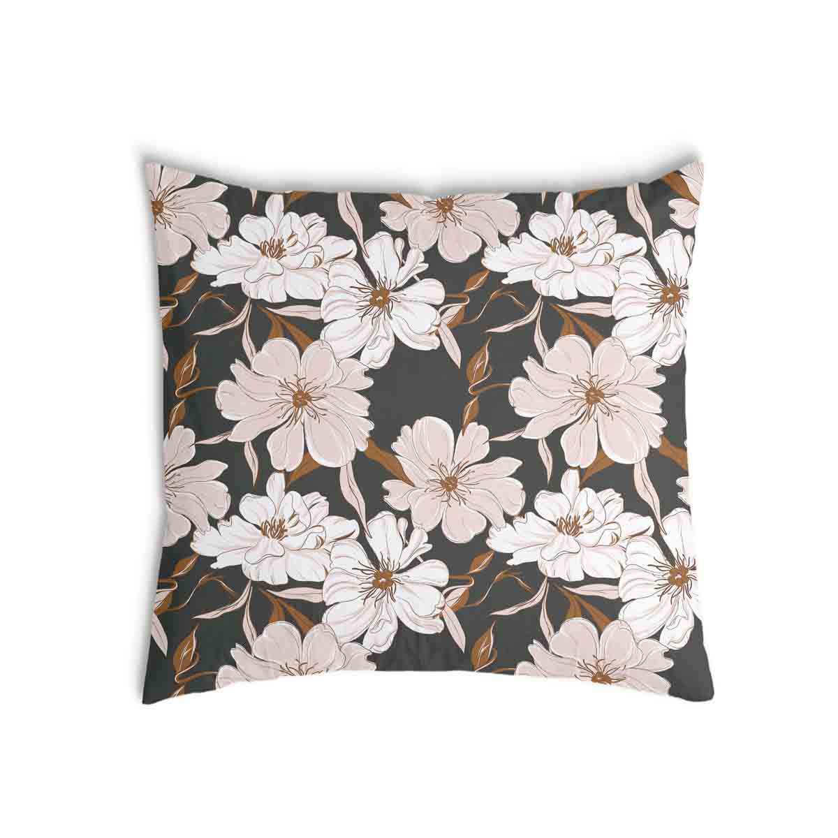 Almohada de salud con flores de áster rosa