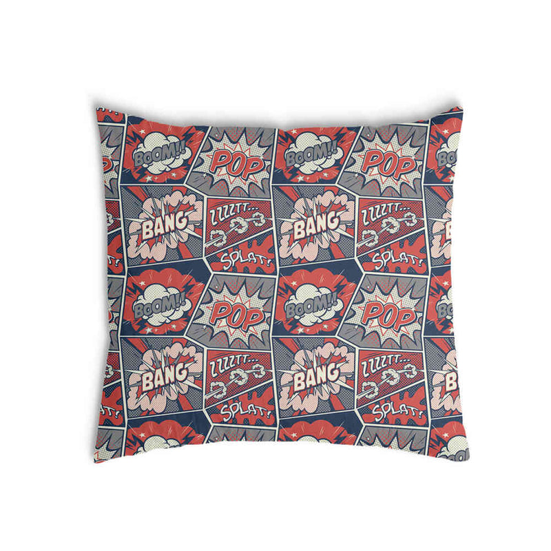 Health pillow red with cartoon