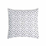 Health pillow, white with grey spots.