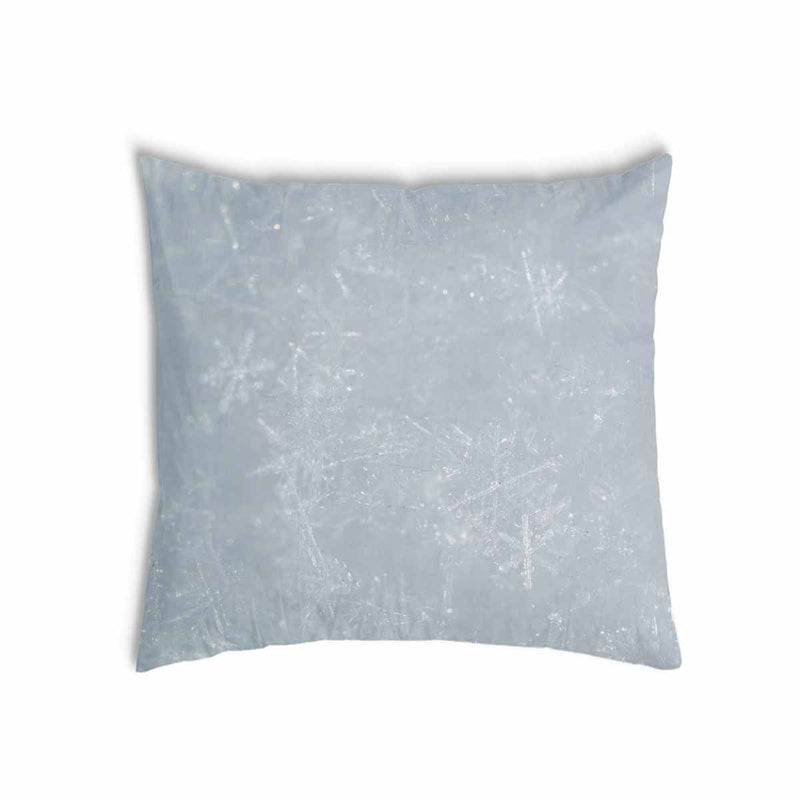 Health pillow, grey with snowflakes