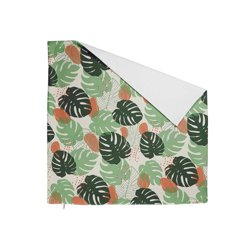 Health pillow, light green Monstera