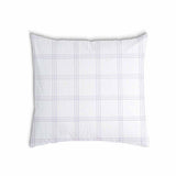 Health pillow, white with purple stripes