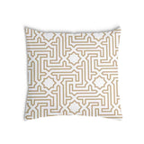 Health pillow beige with shapes