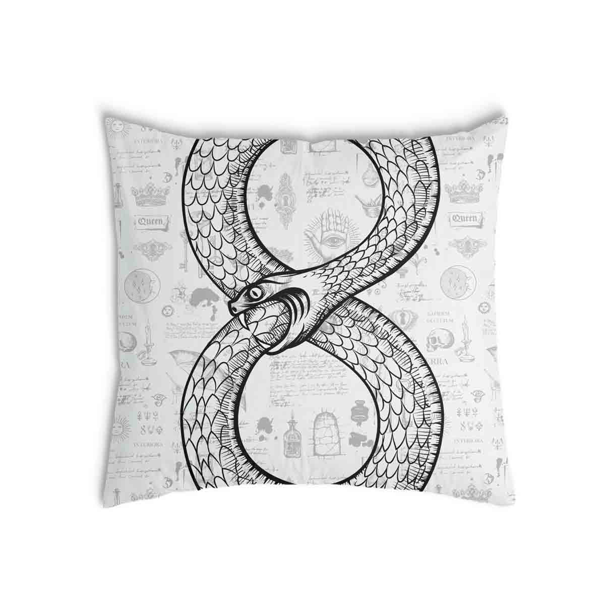 Almohada de salud con motivo de serpiente