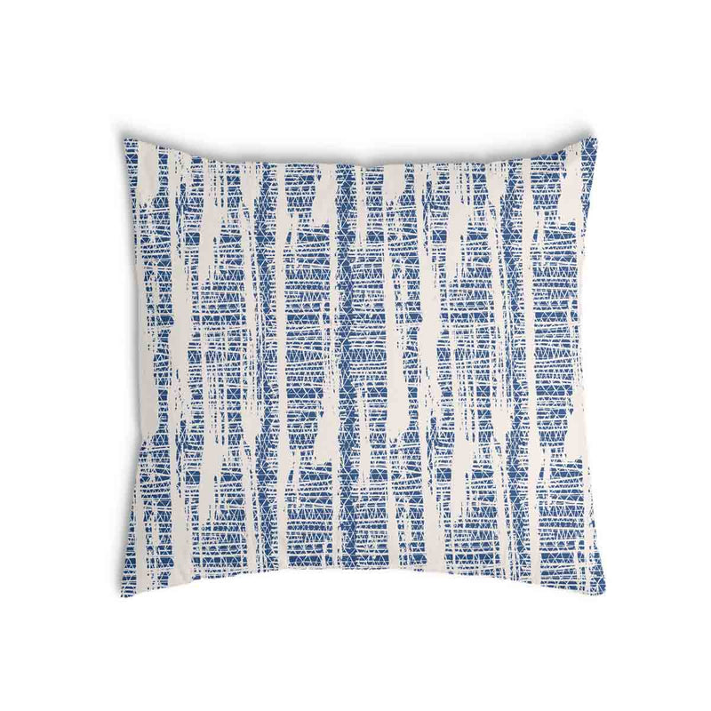 Almohada de salud con patrón azul