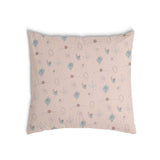 Health pillow, pink plants