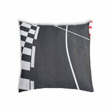 Health pillow, dark gray with white stripes