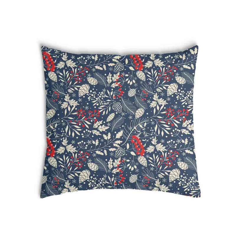 Health pillow with Christmas leaves