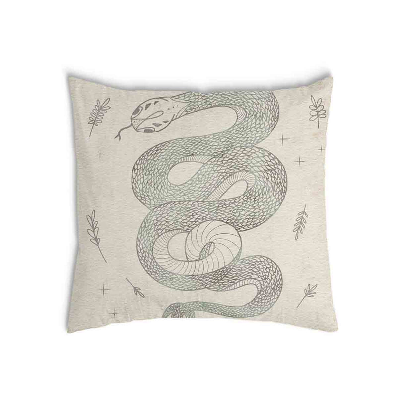 Health pillow beige with snake