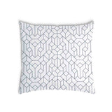Almohada de salud blanca con patrón negro