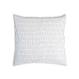 Almohada de salud blanca con rayas gruesas