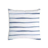 Health pillow blue horizontal stripes