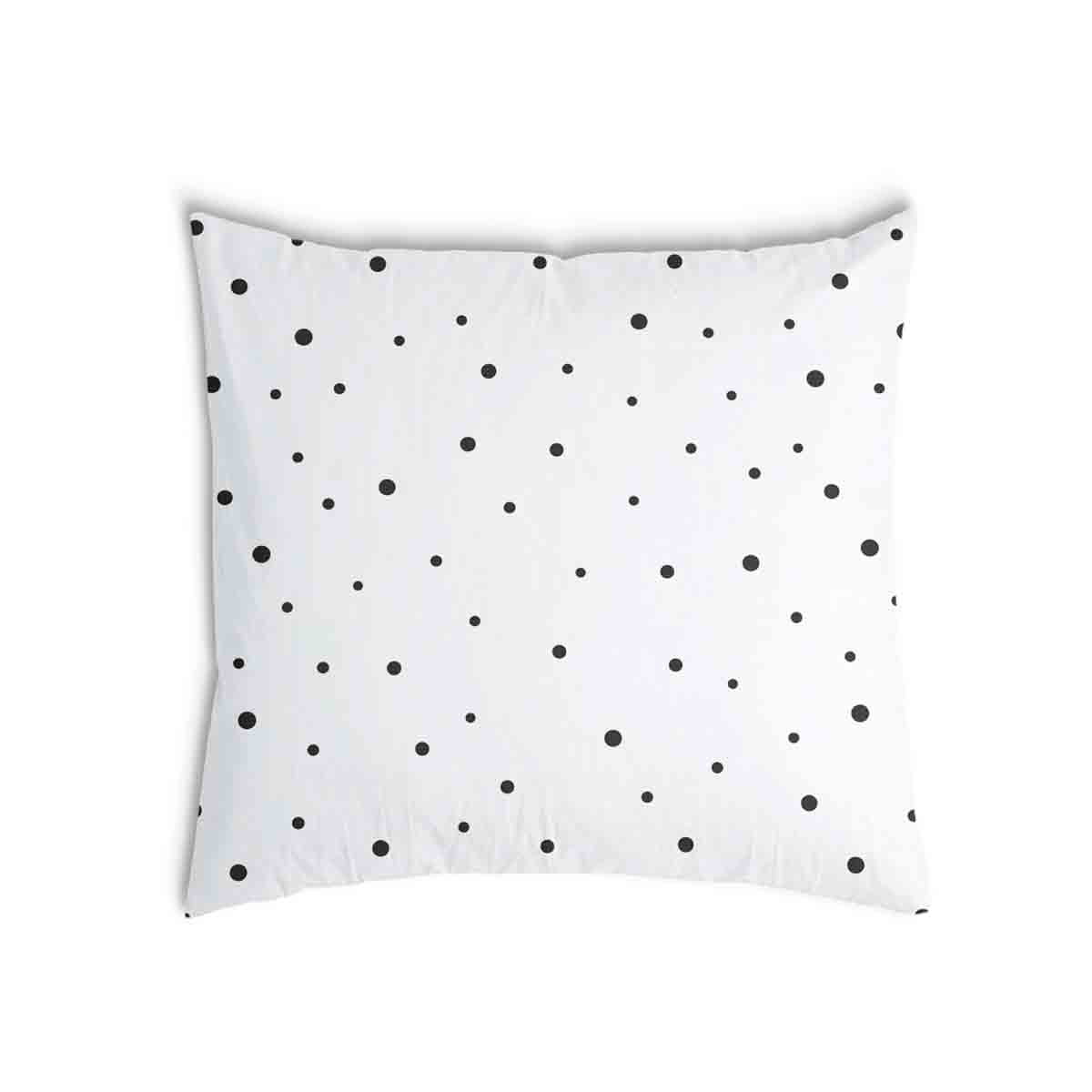 Health pillow white with scattered dots