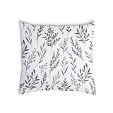 Health pillow white with black branches