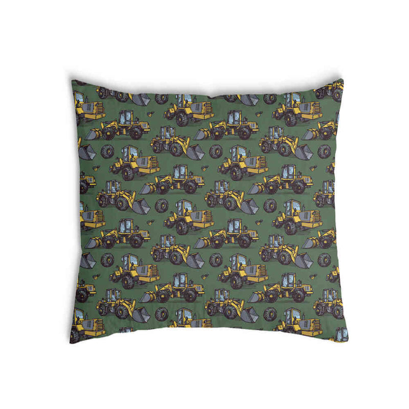 Green Tractor Health Pillow
