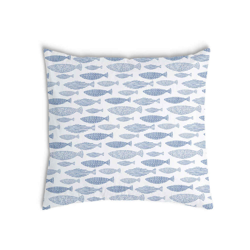 Cuscino sanitario pesci blu