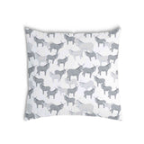 Health pillow grey with donkeys