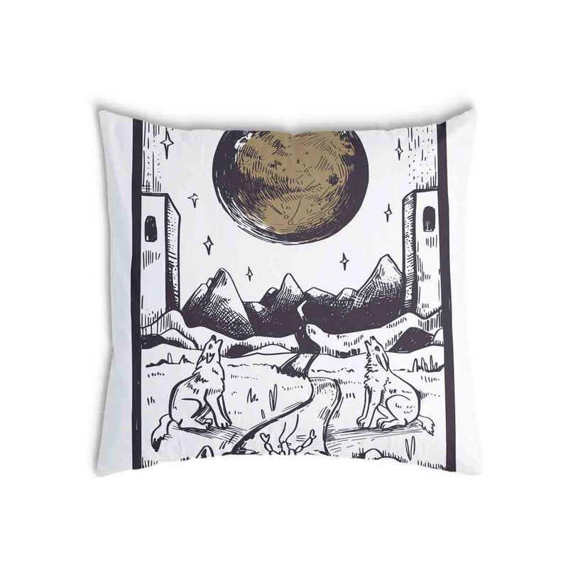 Almohada de salud Lobo y Luna