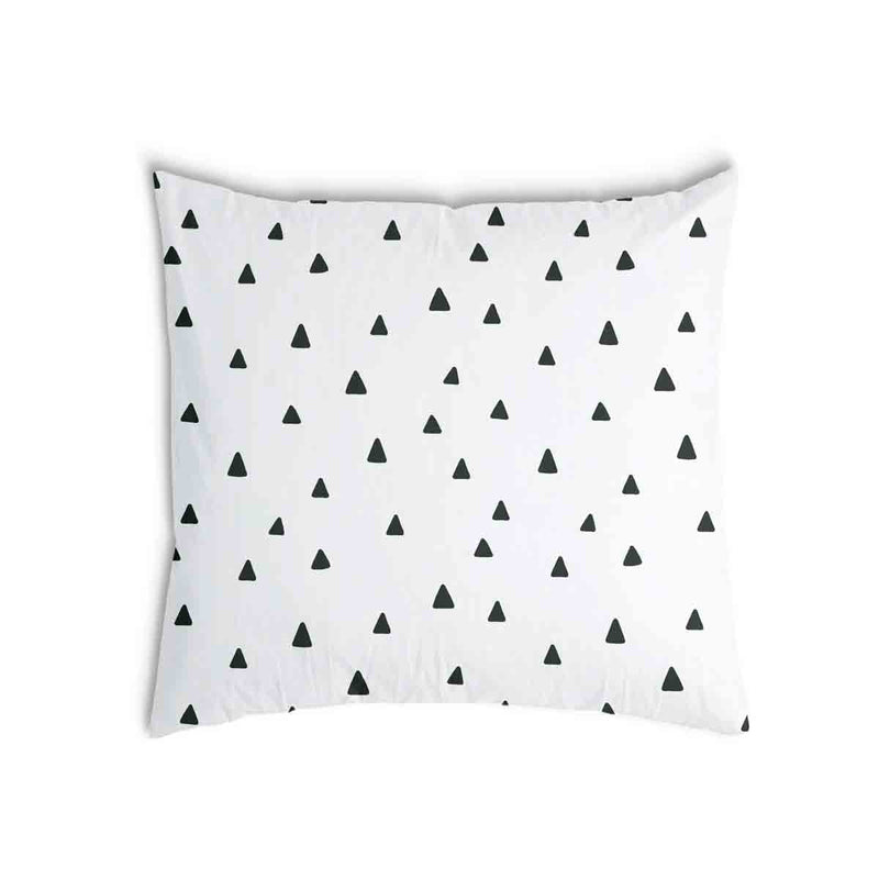 Cuscino sanitario bianco con triangoli neri