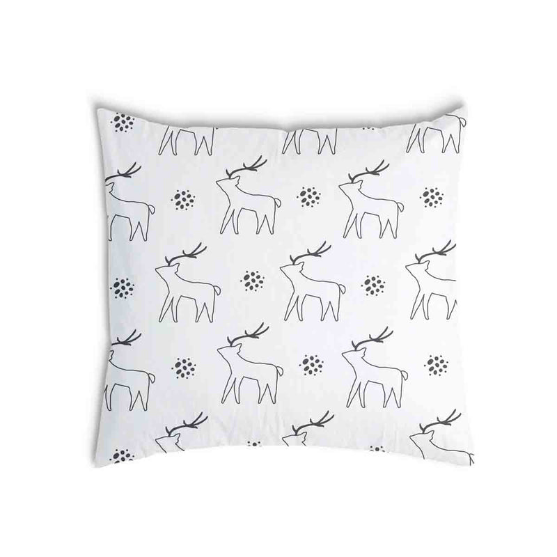 Cuscino sanitario bianco con cervo