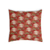 Cuscino salute rosso grande fiore