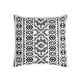 Health pillows with black shapes