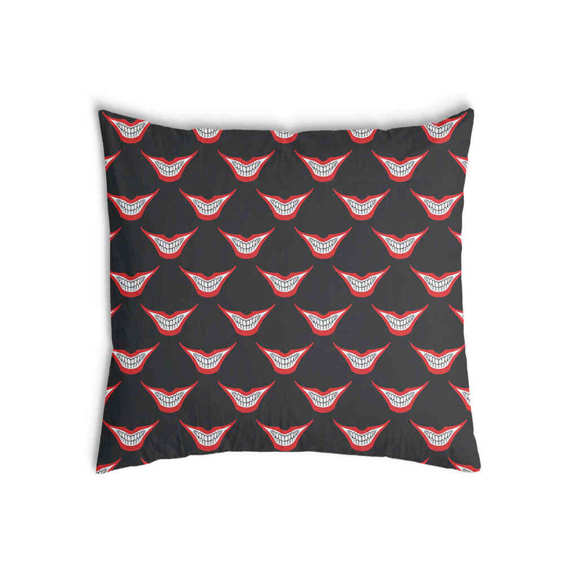 Health pillow with a smiling mouth