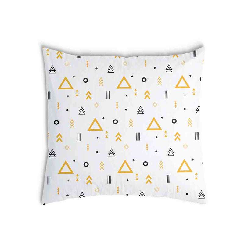 Cuscino sanitario bianco con triangoli gialli