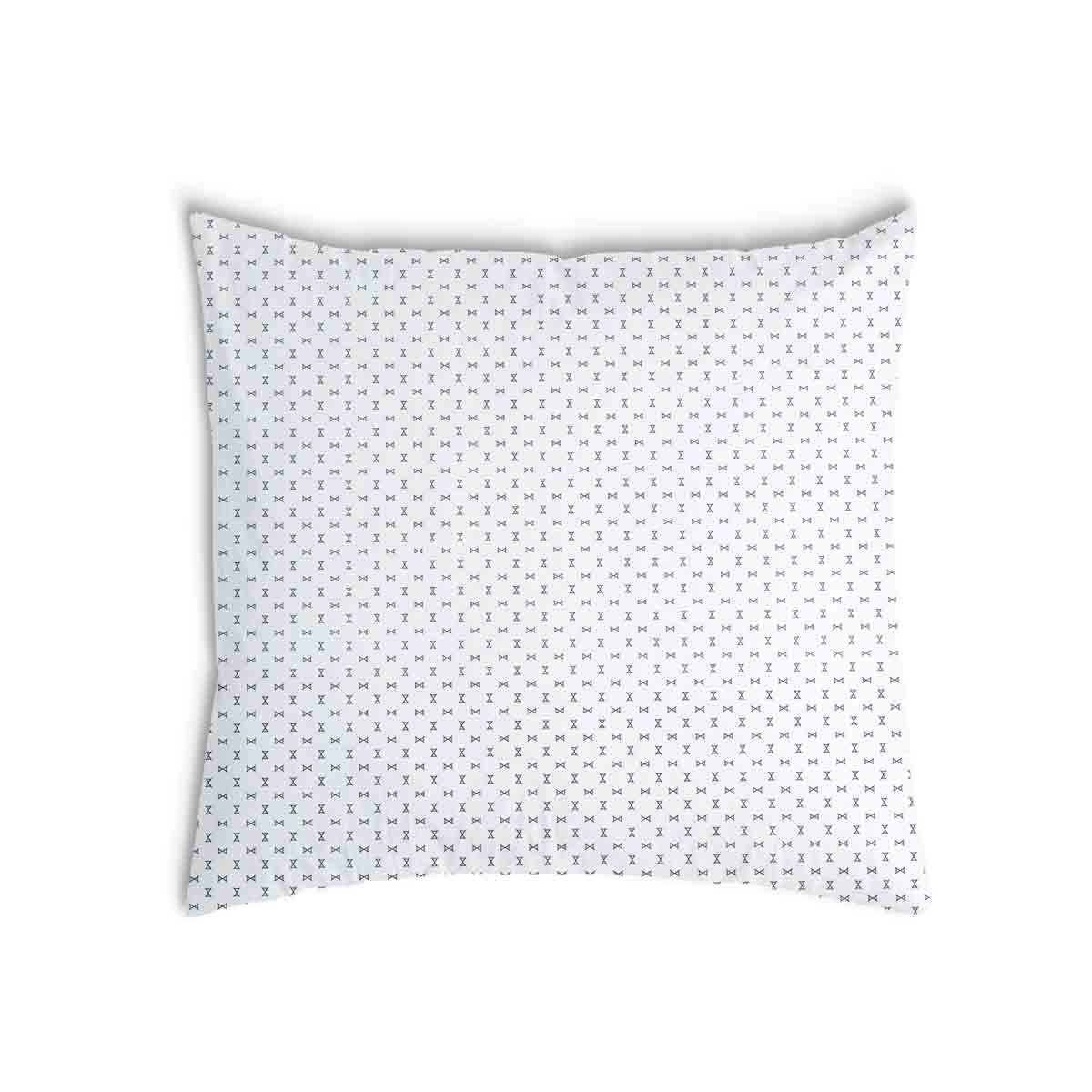 Health pillow white with small bows