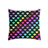 Health pillows colorful hearts