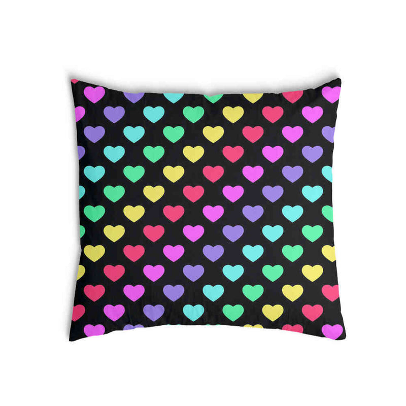 Health pillows colorful hearts