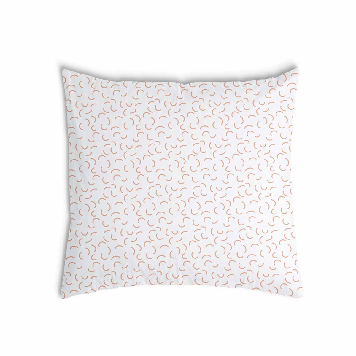 Almohada de salud blanca con semicírculos