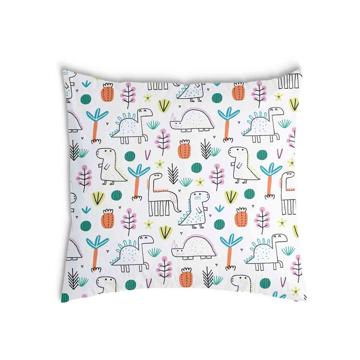 Cuscino sanitario con dinosauri colorati